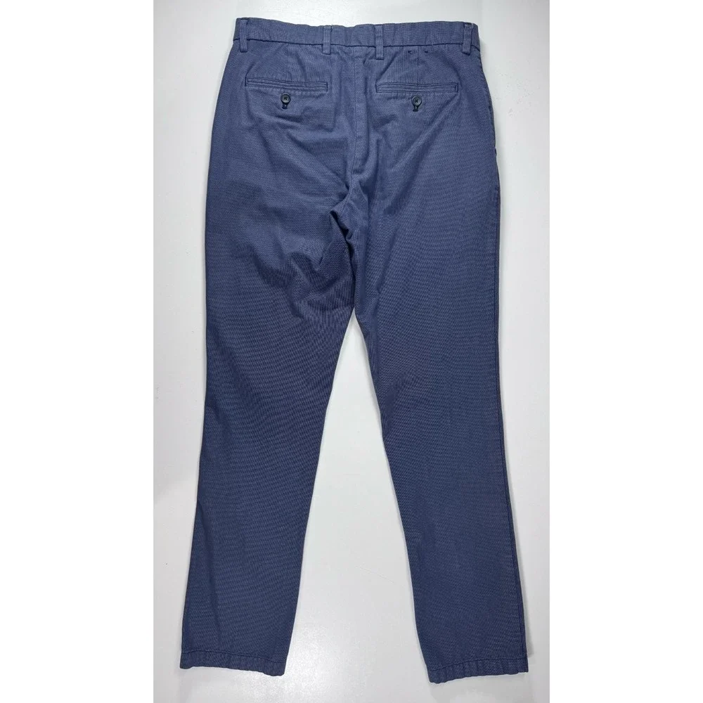 BANANA REPUBLIC Kentfield Chino Pant Mens 30x32 (actual 30x30) Blue Straight Leg